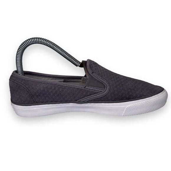 Sperry Seaside Emboss Suede Slip-on Sneakers Grey STS82596 Women's 6.5 - Picture 7 of 11